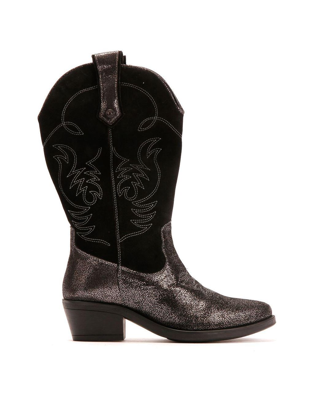 Osprey Black The Louisiana Leather /Gunmetal Boots