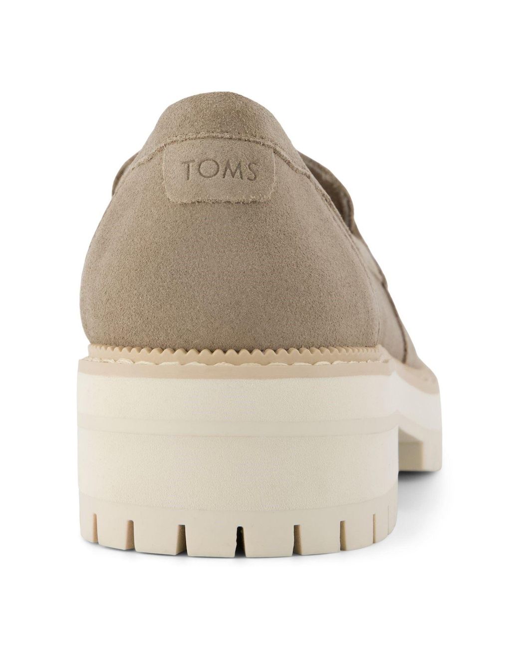 TOMS Natural Cara Leather Dune Loafers