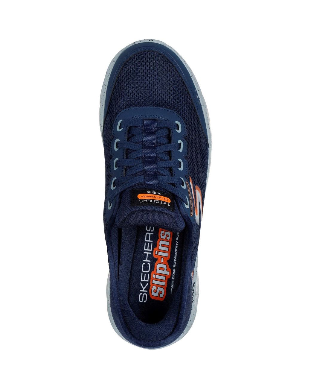 Skechers Blue Go Walk Flex 216330-Nvy Lace Up Shoes for men