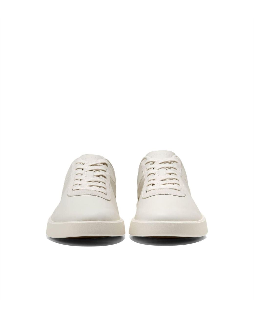 Cole Haan White Grand Crosscourt Packaway Leather Ivory Trainers for men