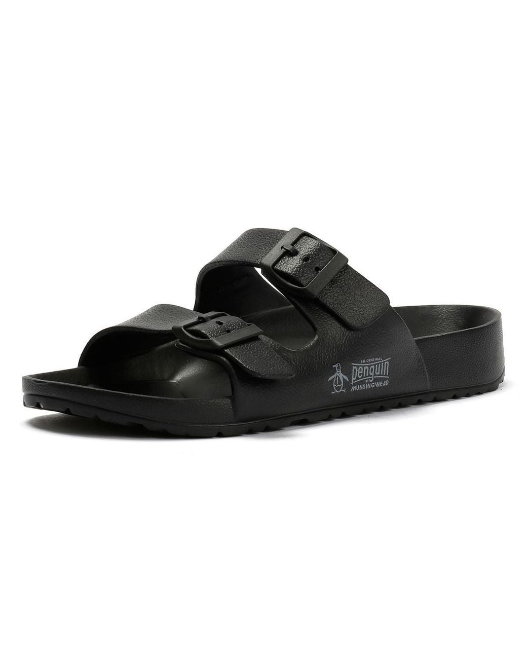 Original Penguin Black Eden Sandals for men