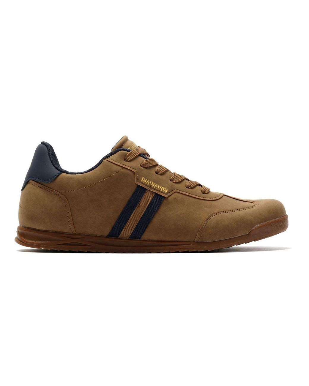 Lambretta Brown Tackle Taupe/ Trainers for men