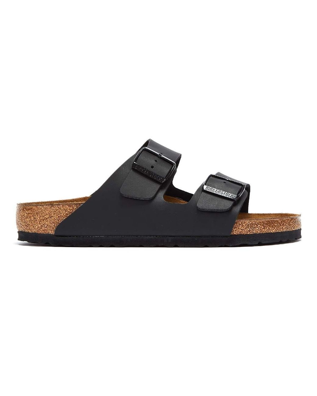 Birkenstock Black Arizona Birko-Flor Regular Sandals for men