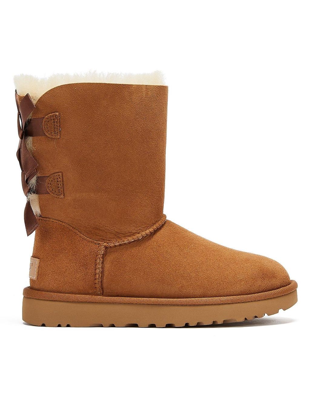 brown uggs with bows