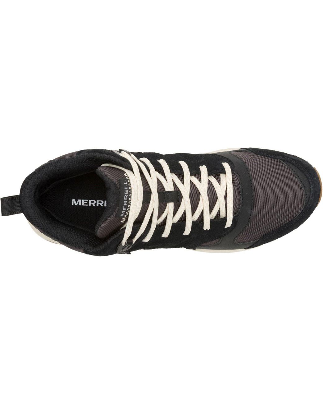Merrell Black Tempo Sol Mid Suede Coal Hiking Boots