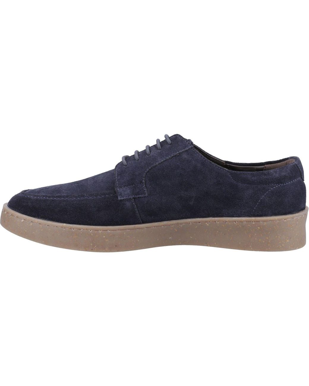 Hush Puppies Blue Rafael Suede Lace-Up Shoes for men