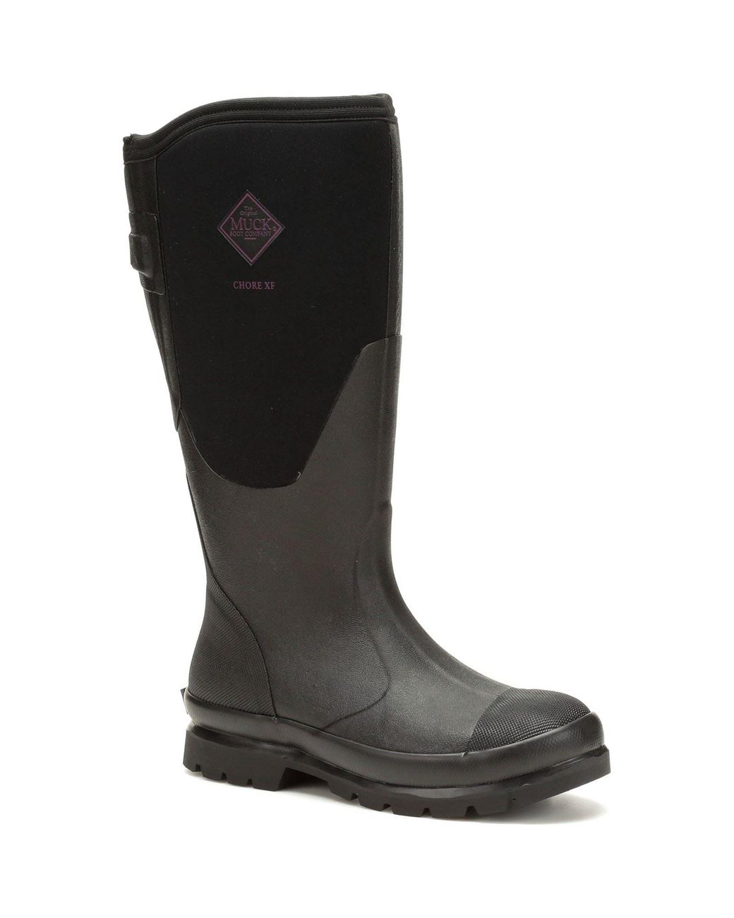 Muck Boot Black Chore Xf Rubber Wellington Boots