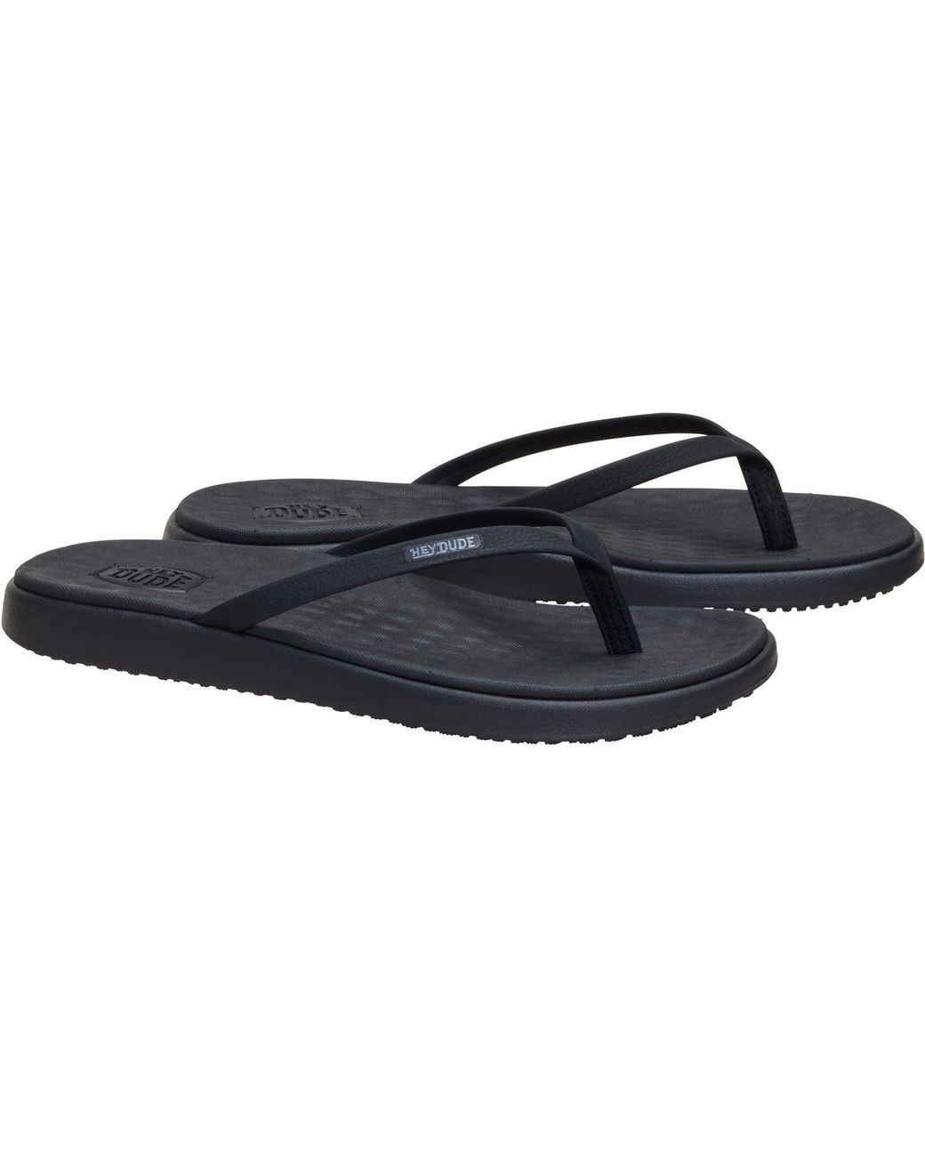 HeyDude Blue Maui Breeze Polyurethane Flip Flops