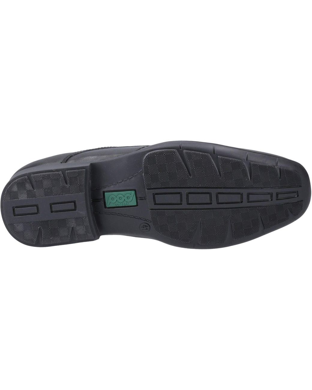 Pod Gray Dundee Leather Slip-On Shoes for men