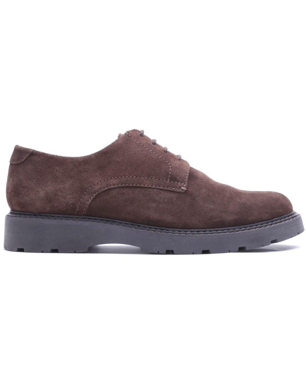Base London Brown Vector Leather Lace-Up Shoes for men