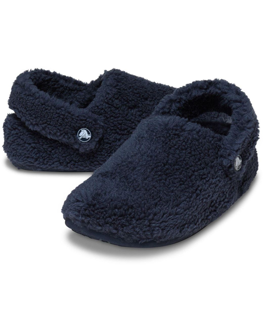 CROCSTM Blue Classic Cozzzy Polyester Slippers