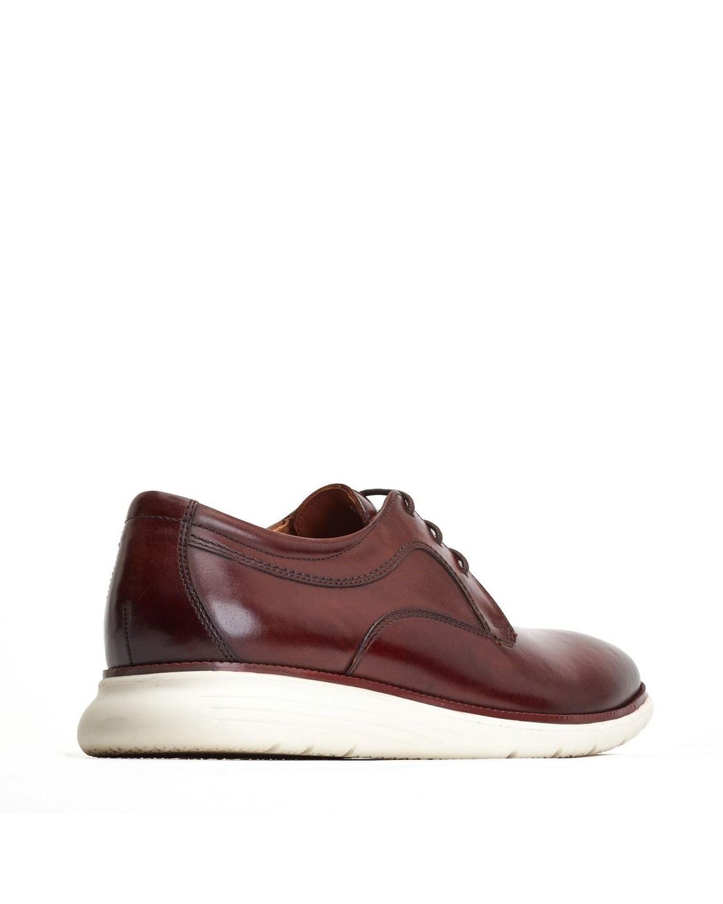 Base London Red Wing Leather Burnt Derby Shoes for men
