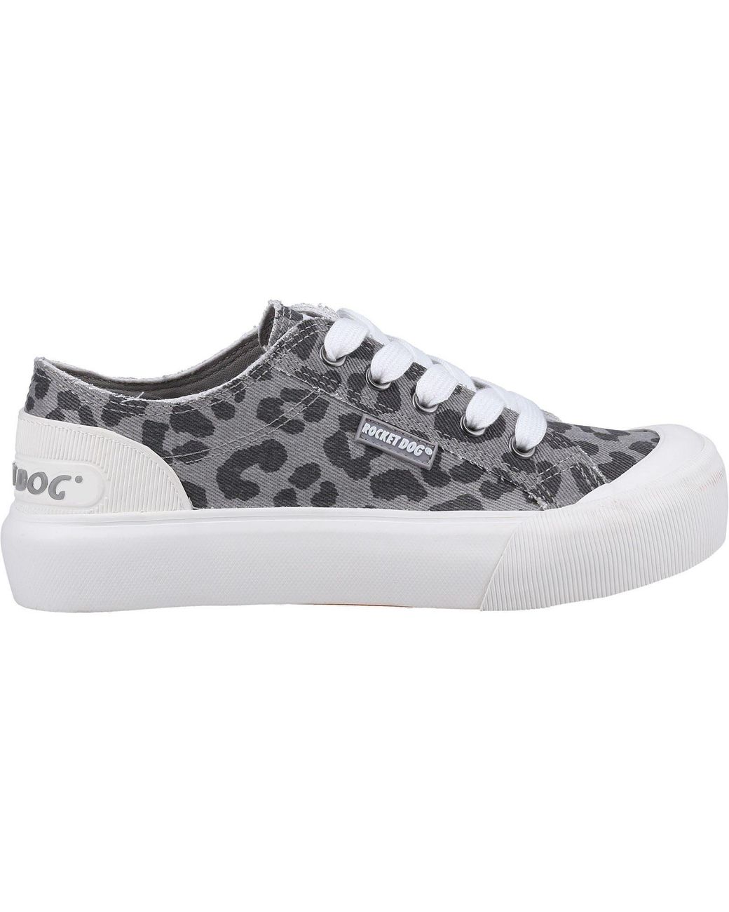 Rocket Dog Gray Jazzin Plus Ames Cotton Trainers