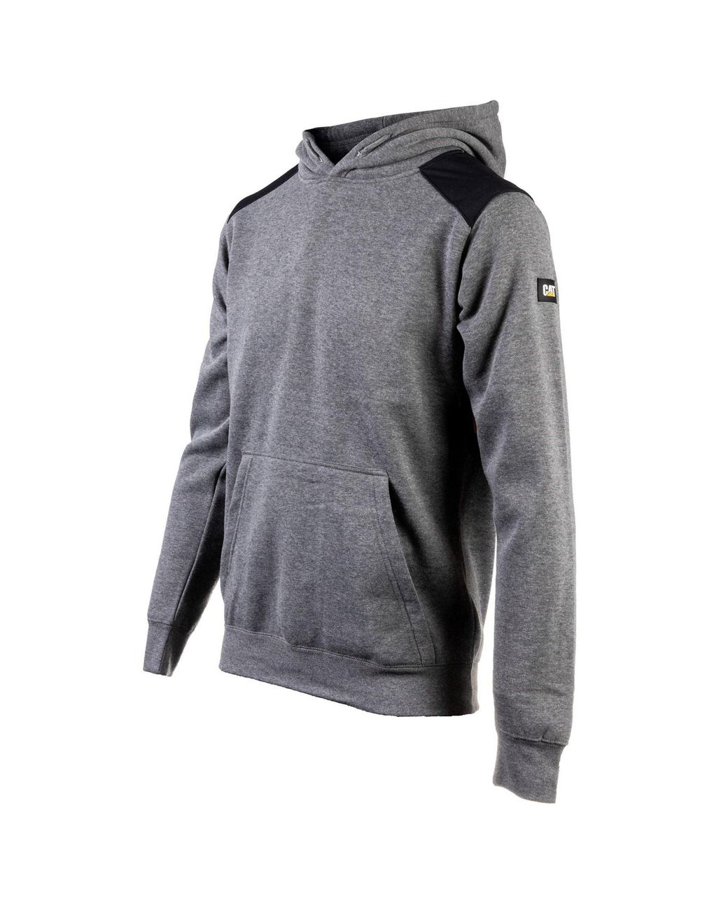 Caterpillar Gray Essentials Synthetic Hoodie for men