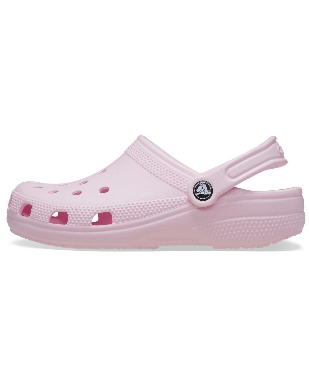 CROCSTM Pink Classic Clog Synthetic Milk Clogs