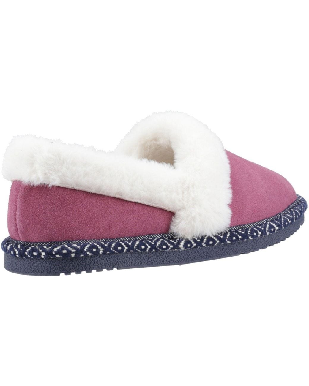 Hush Puppies Purple Ariel Suede Slippers