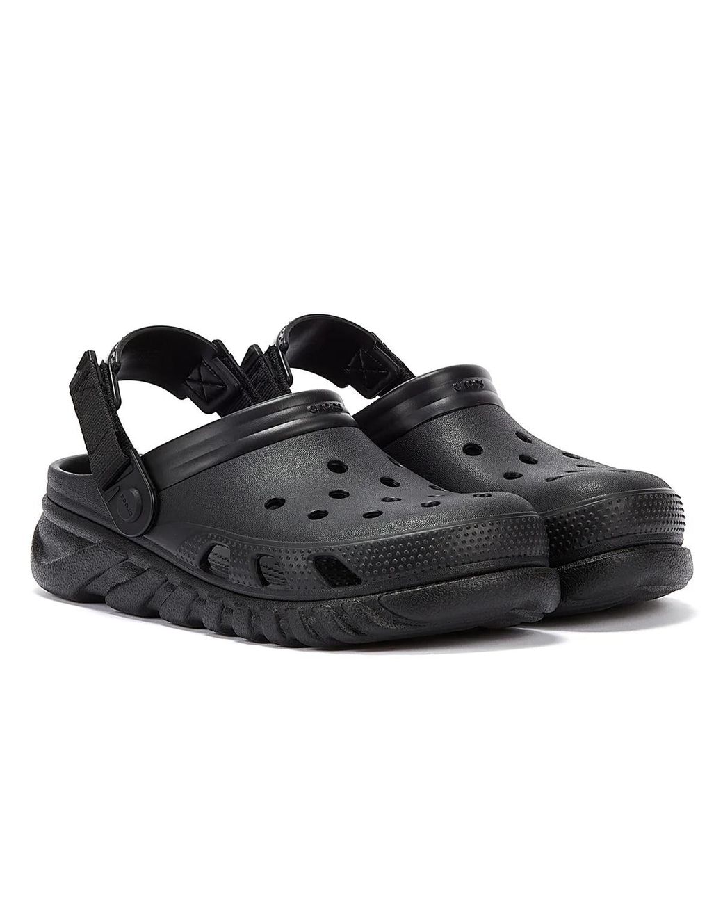 Crocs Duet Max 2 Clogs in Black Lyst UK