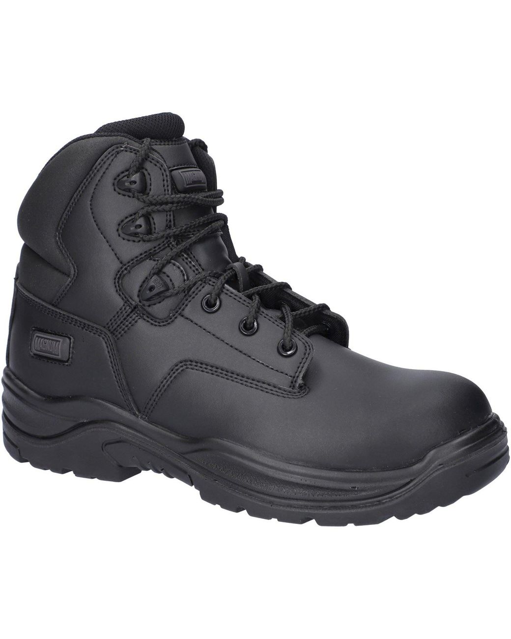 Magnum Black Precision Sitemaster Leather Safety Boots