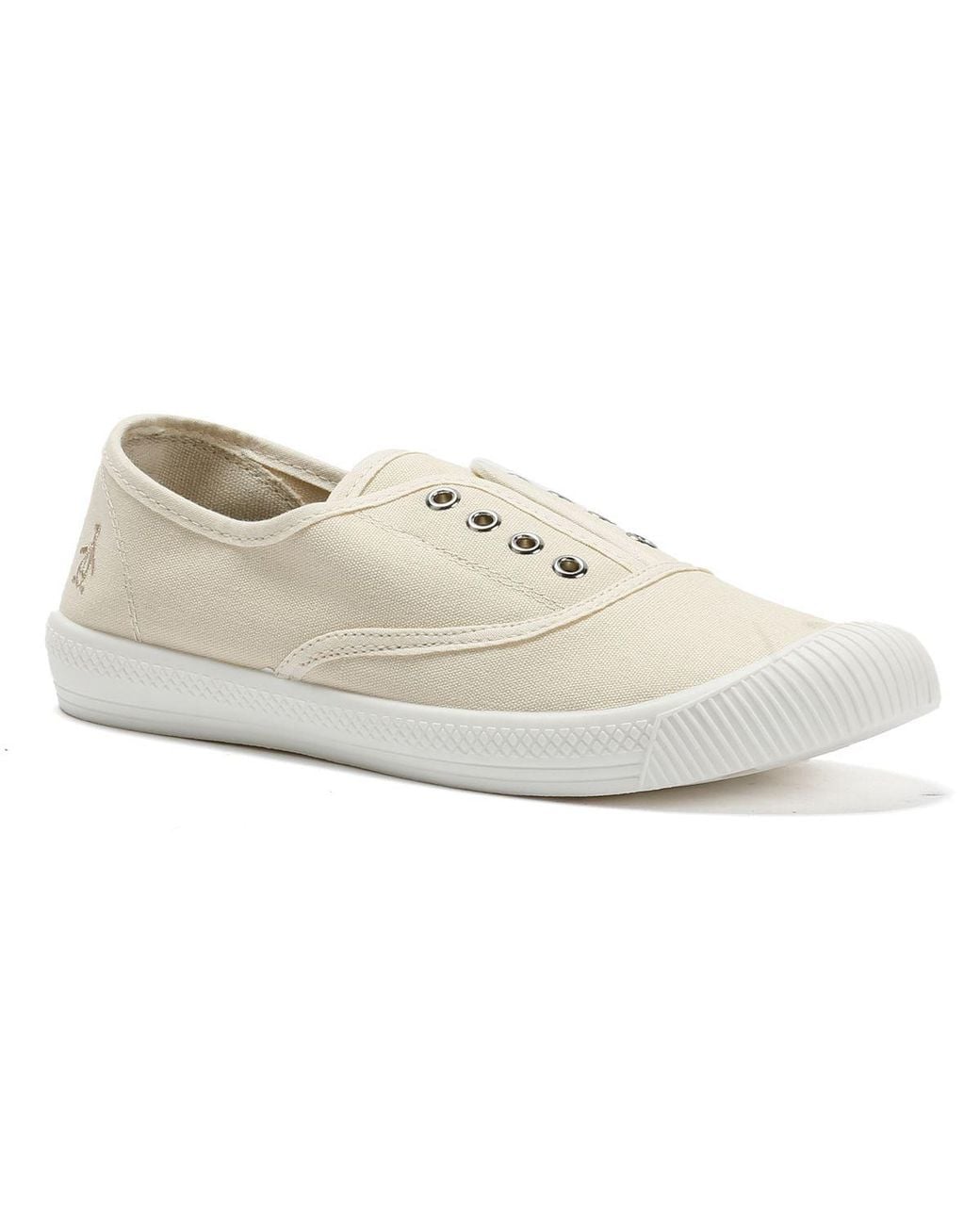 Original Penguin White Anita Canvas Off Pumps