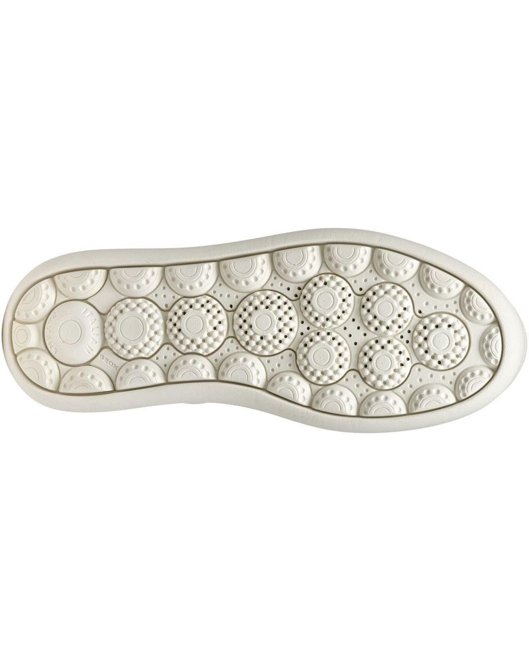 Geox White D Spherica Ecub-2 Trainers