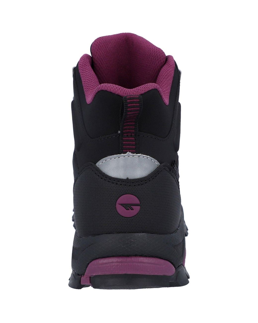 Hi-tec Blue Jackdaw Mid Wp Synthetic /Burgundy Hiking Boots