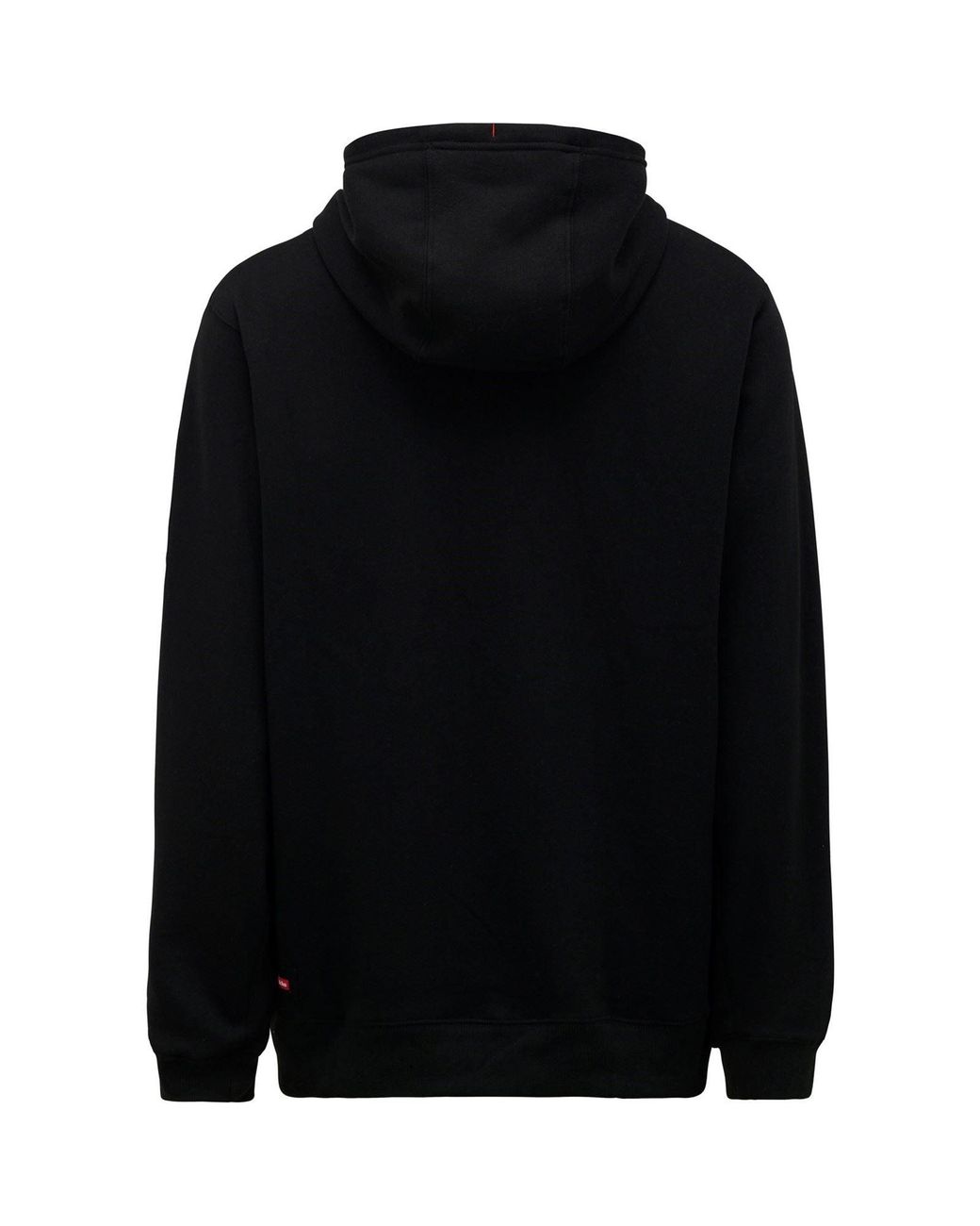 Hard Yakka Black Brushed Fleece Synthetic Hooded Sweatshirt for men