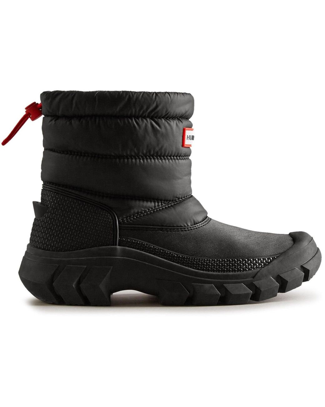 Hunter Black Wfs2108Wwu-Blk Intrepid Short Snow Boots