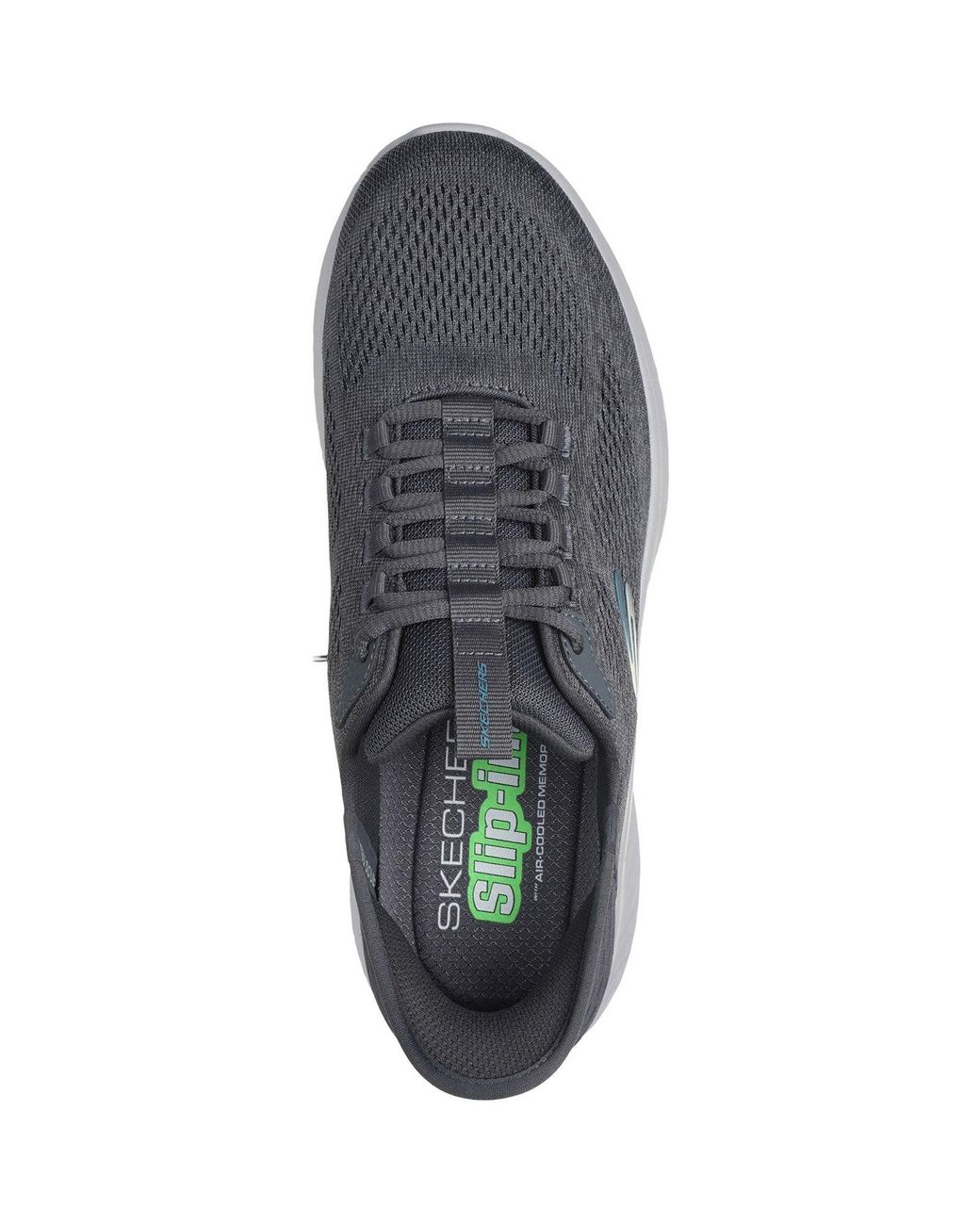 Skechers Blue Skech-Lite Pro Primebase 232466-Ccbl Charcoal/ Lace Up Shoes for men