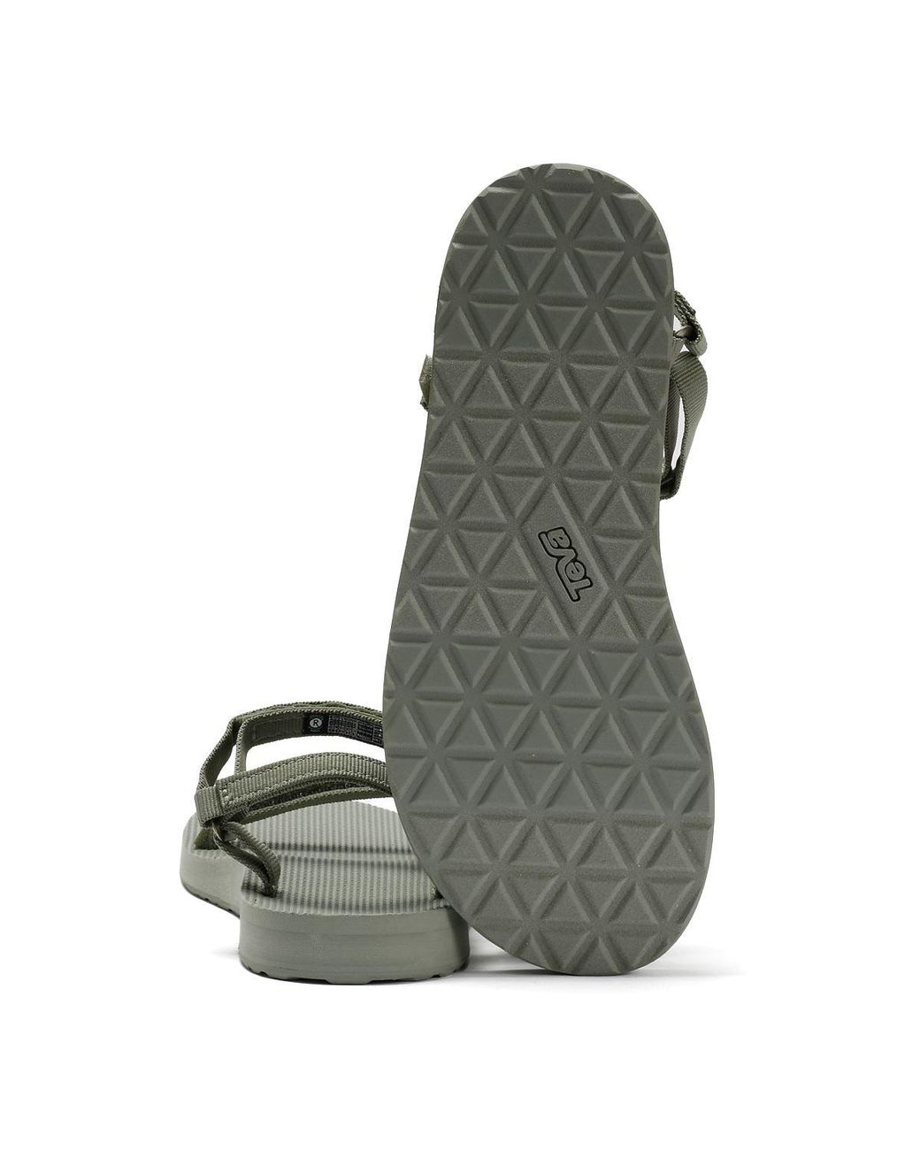 Teva Black Original Universal Slim Seagrass Sandals