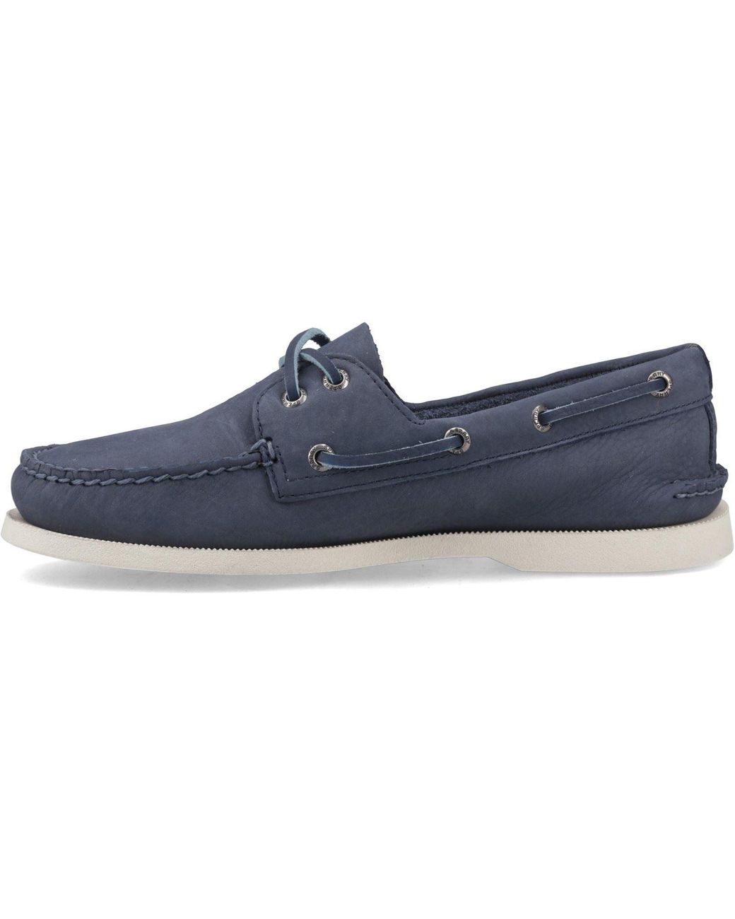 Sperry Top-Sider Blue Authentic 2 Eye Leather Boat Shoes for men