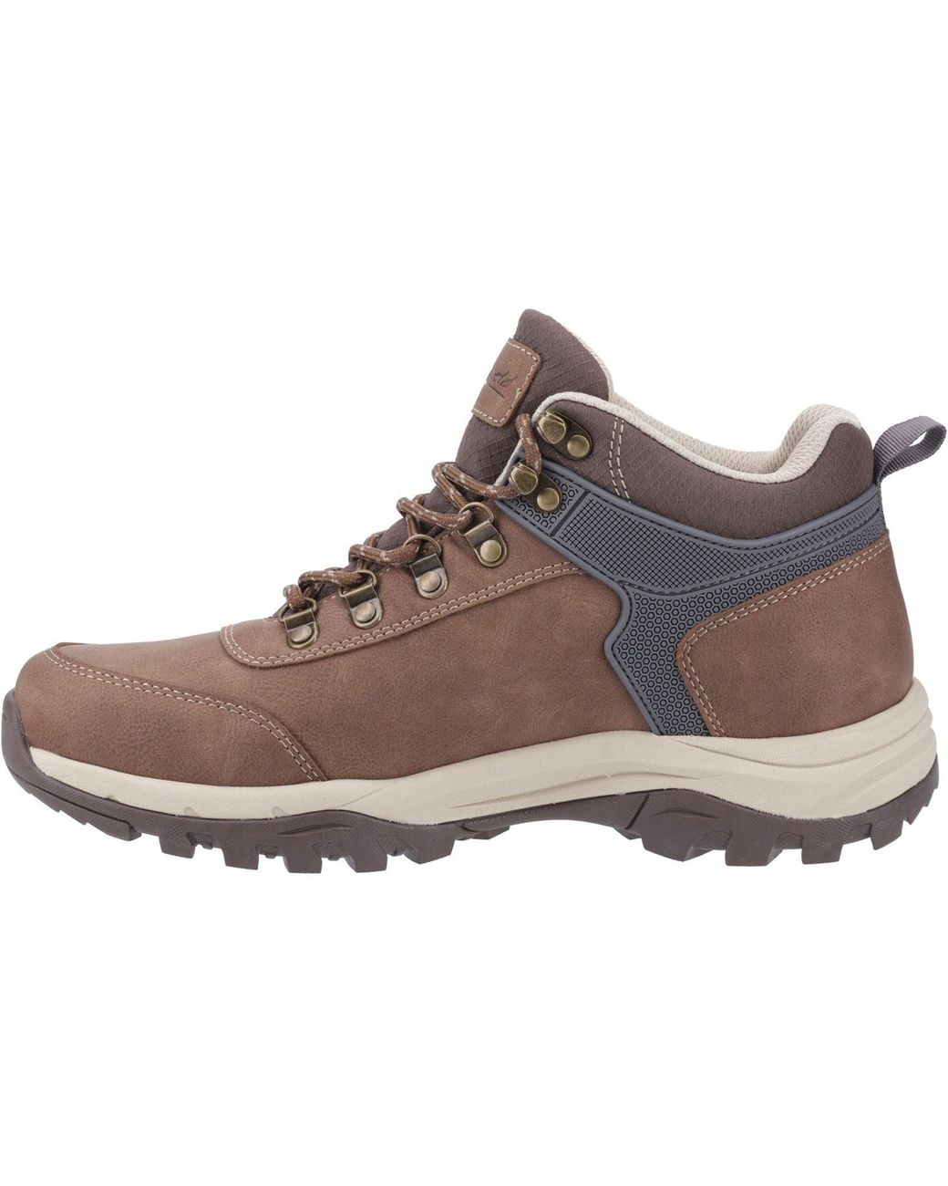 Cotswold Brown Overbury Synthetic Hiking Boots for men