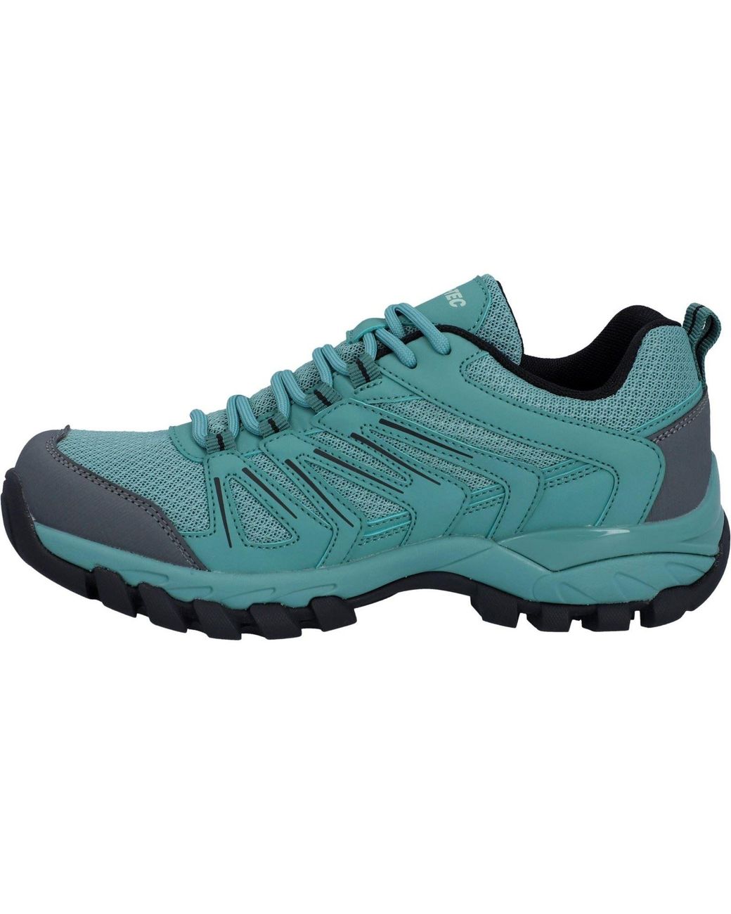 Hi-tec Blue Campana Low Polyurethane Oil/Harbour Hiking Shoes