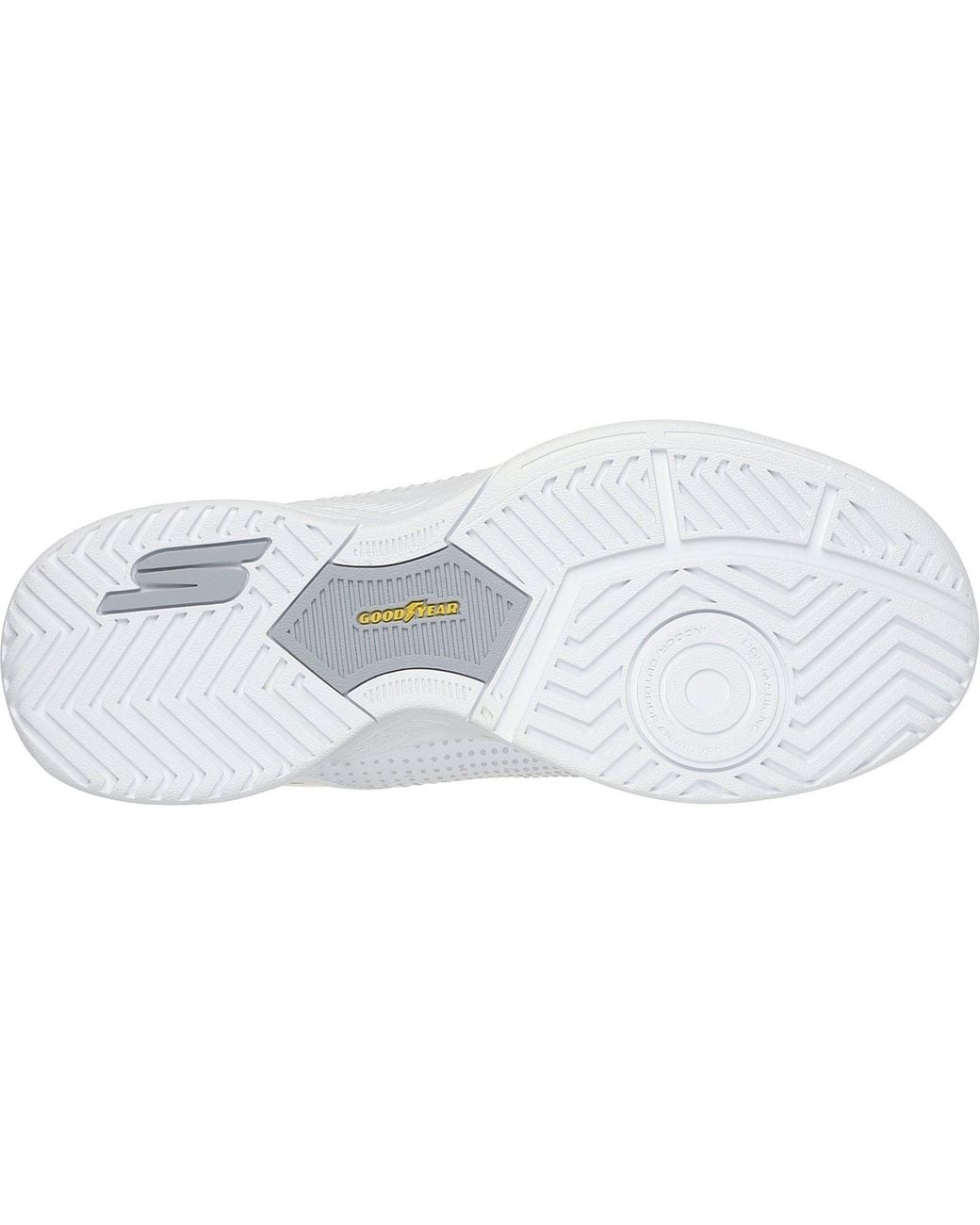 Skechers White Slip-Ins Relaxed Fit Viper Court Reload Synthetic Trainers