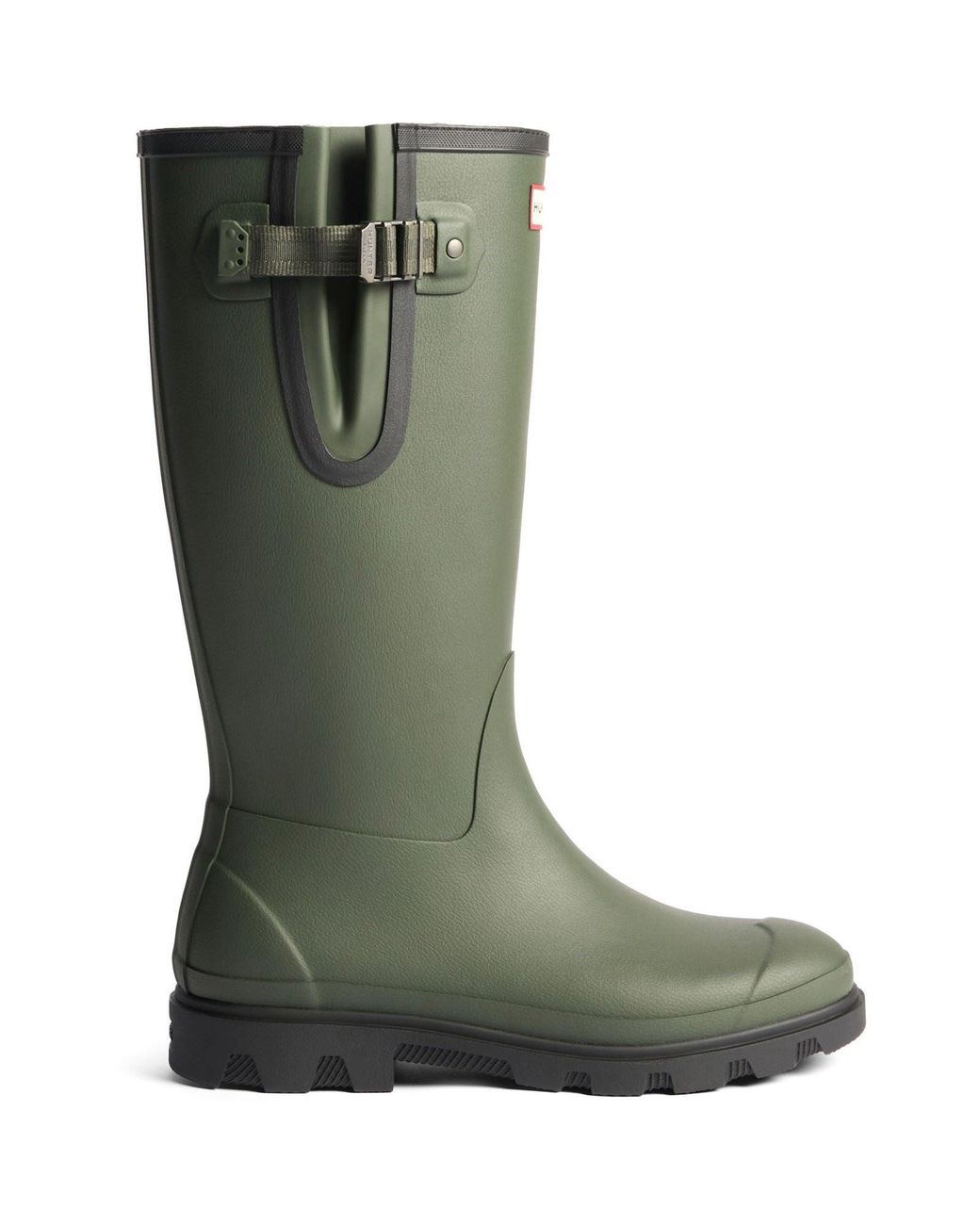 Hunter Green Field Downpour Boot Rubber Dark/ Wellington Boots