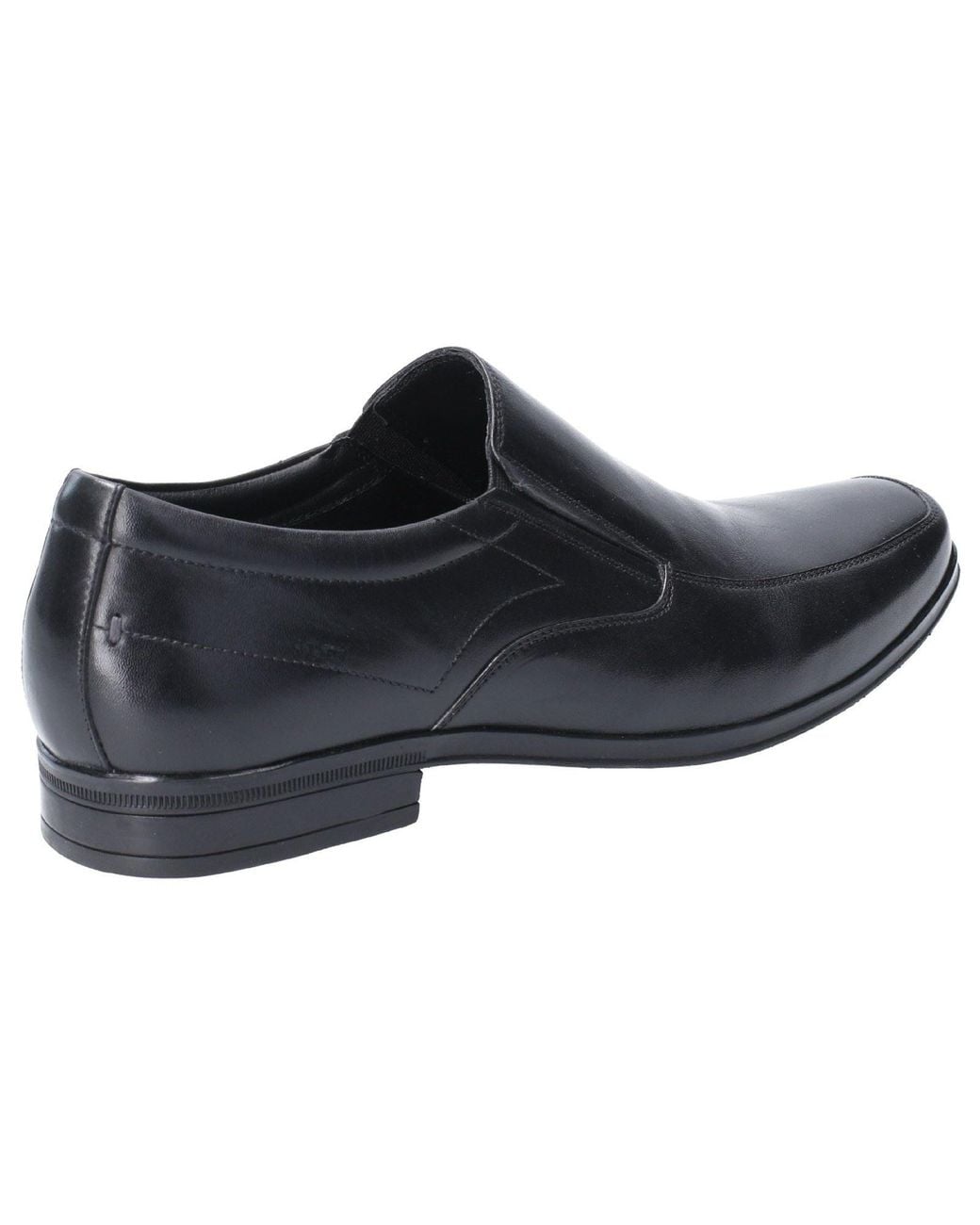 Hush Puppies Blue Billy Leather Slip-On Shoes for men