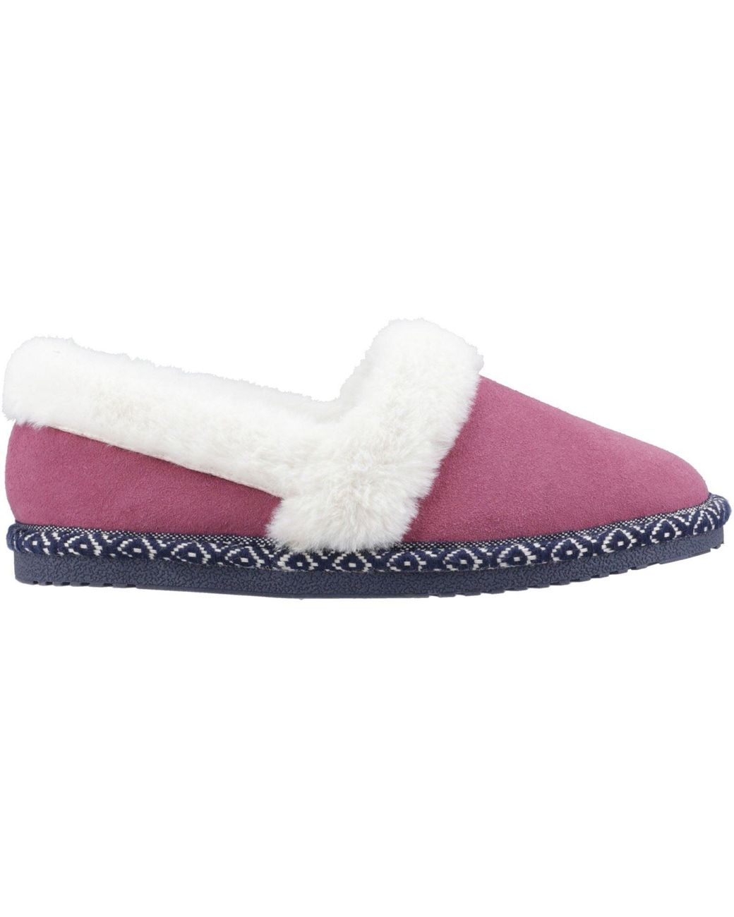 Hush Puppies Purple Ariel Suede Slippers