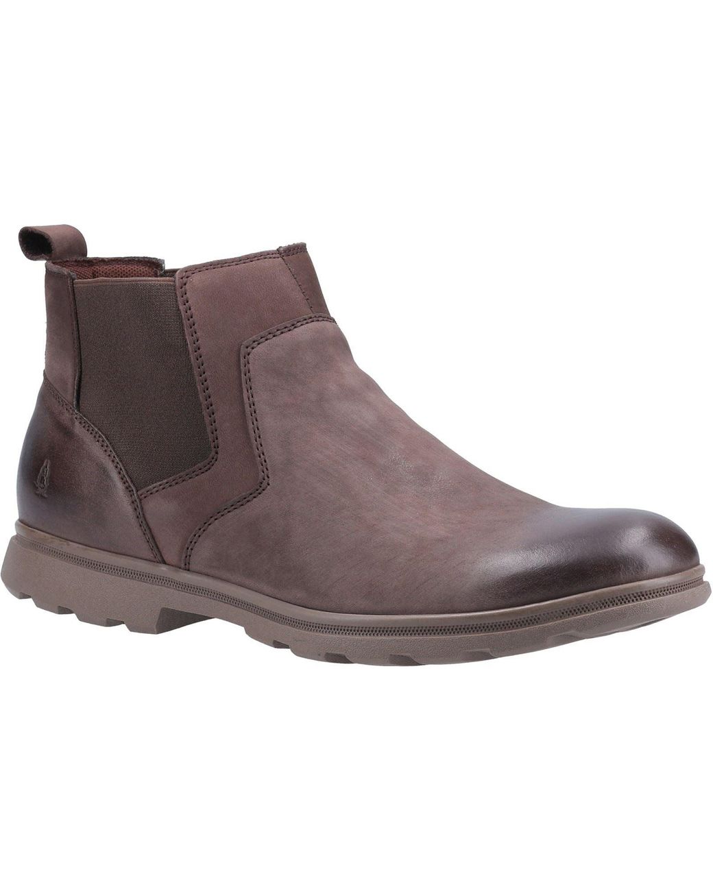 Hush Puppies Brown Tyrone Leather Boots for men