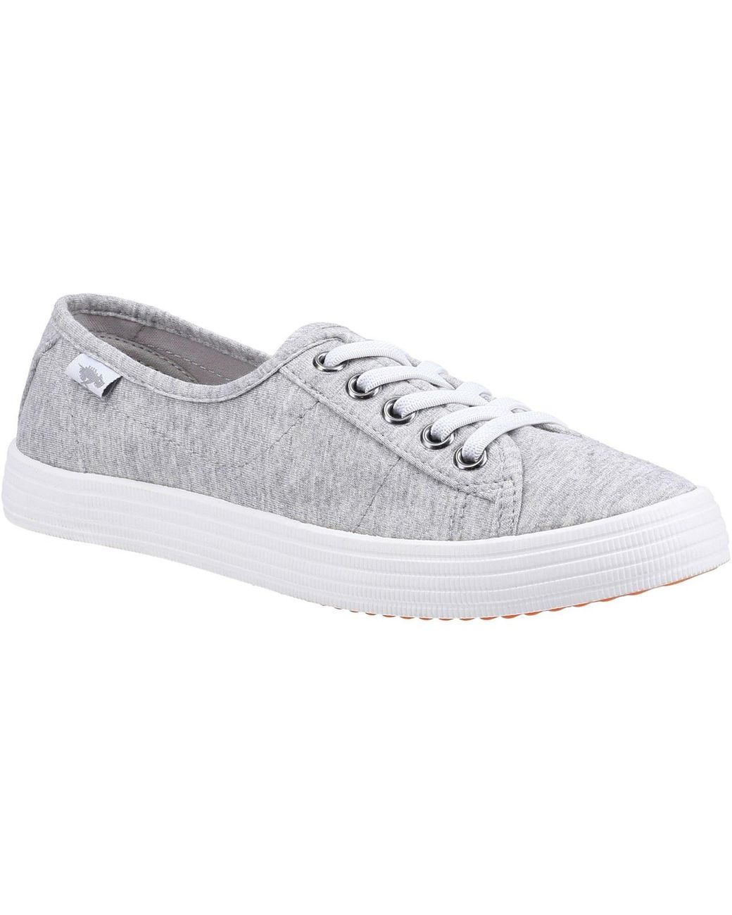 Rocket Dog White Chow Chow Cotton Trainers