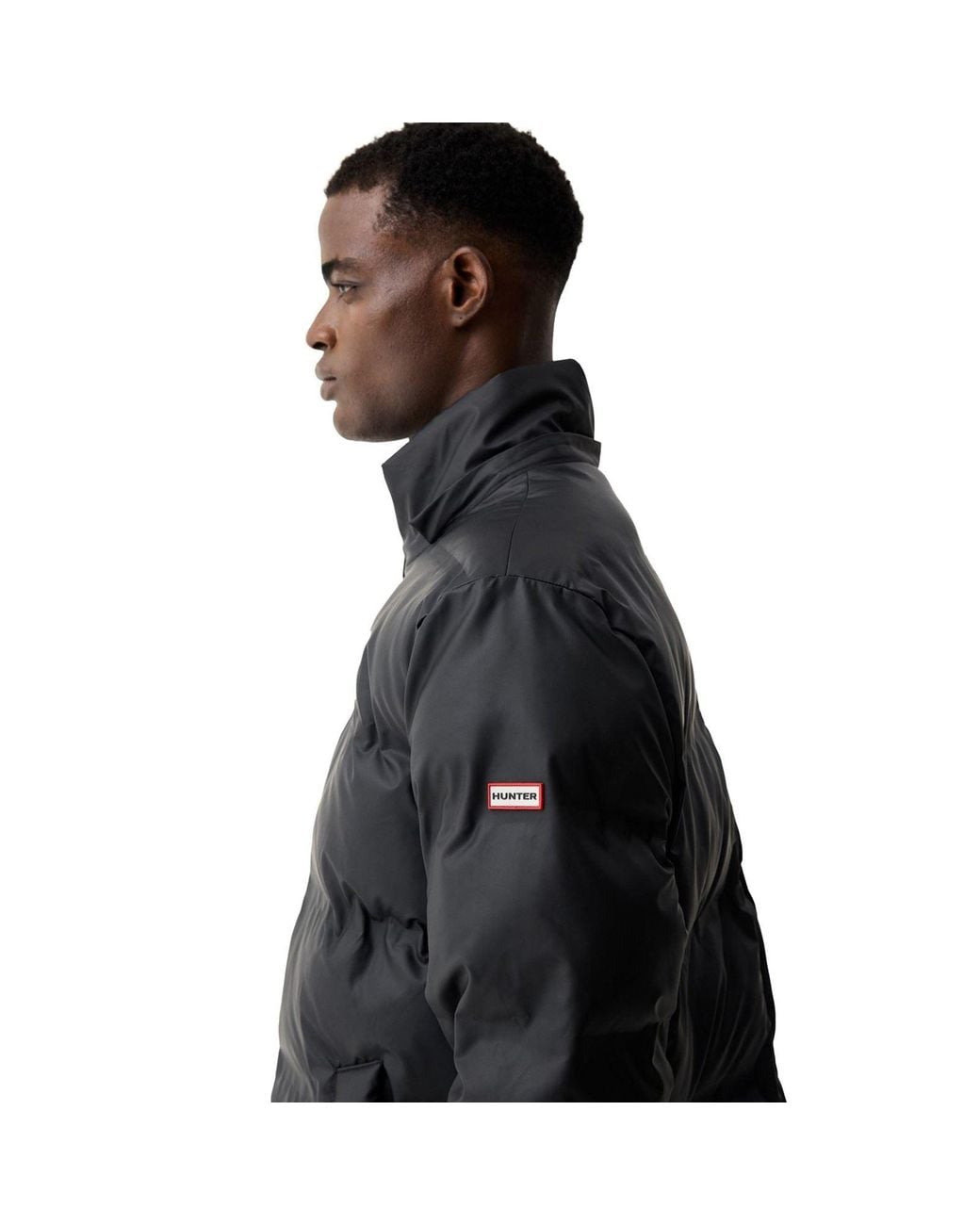 Hunter Black Wiley Puffer Jacket Puffer Jacket for men