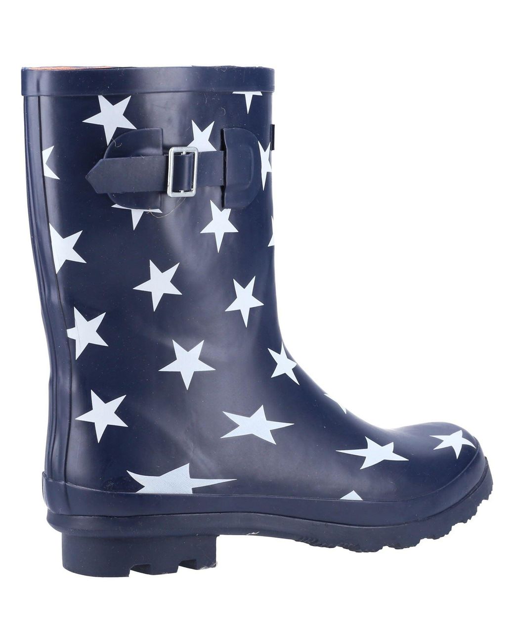 Cotswold Blue Badminton Rubber Star Slim Fit Wellington Boots