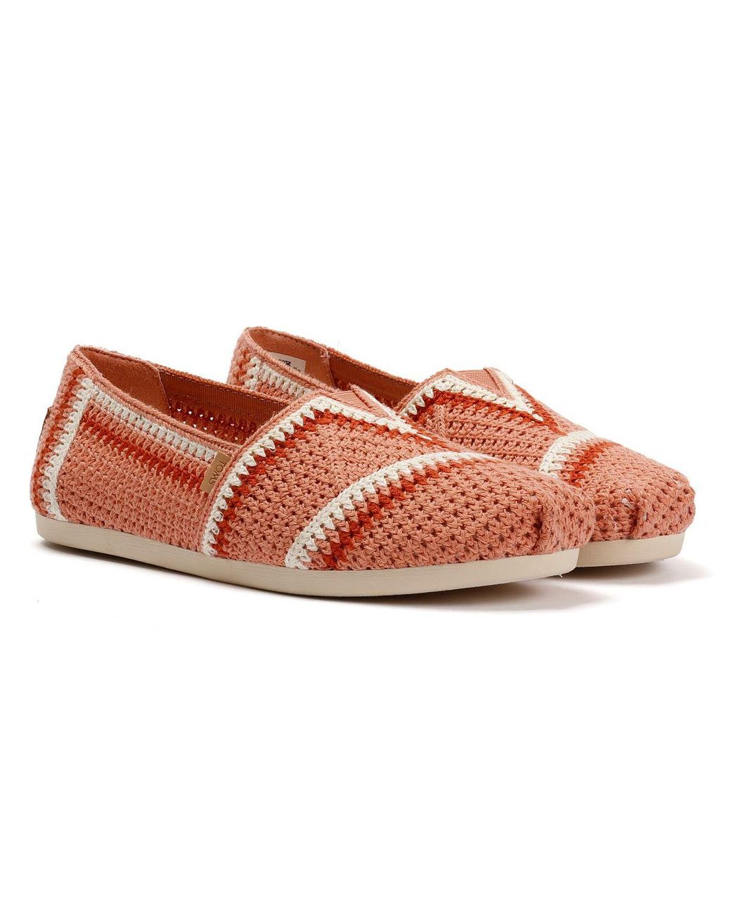 TOMS Red Alpargata Classic Cotton Medium Espadrilles