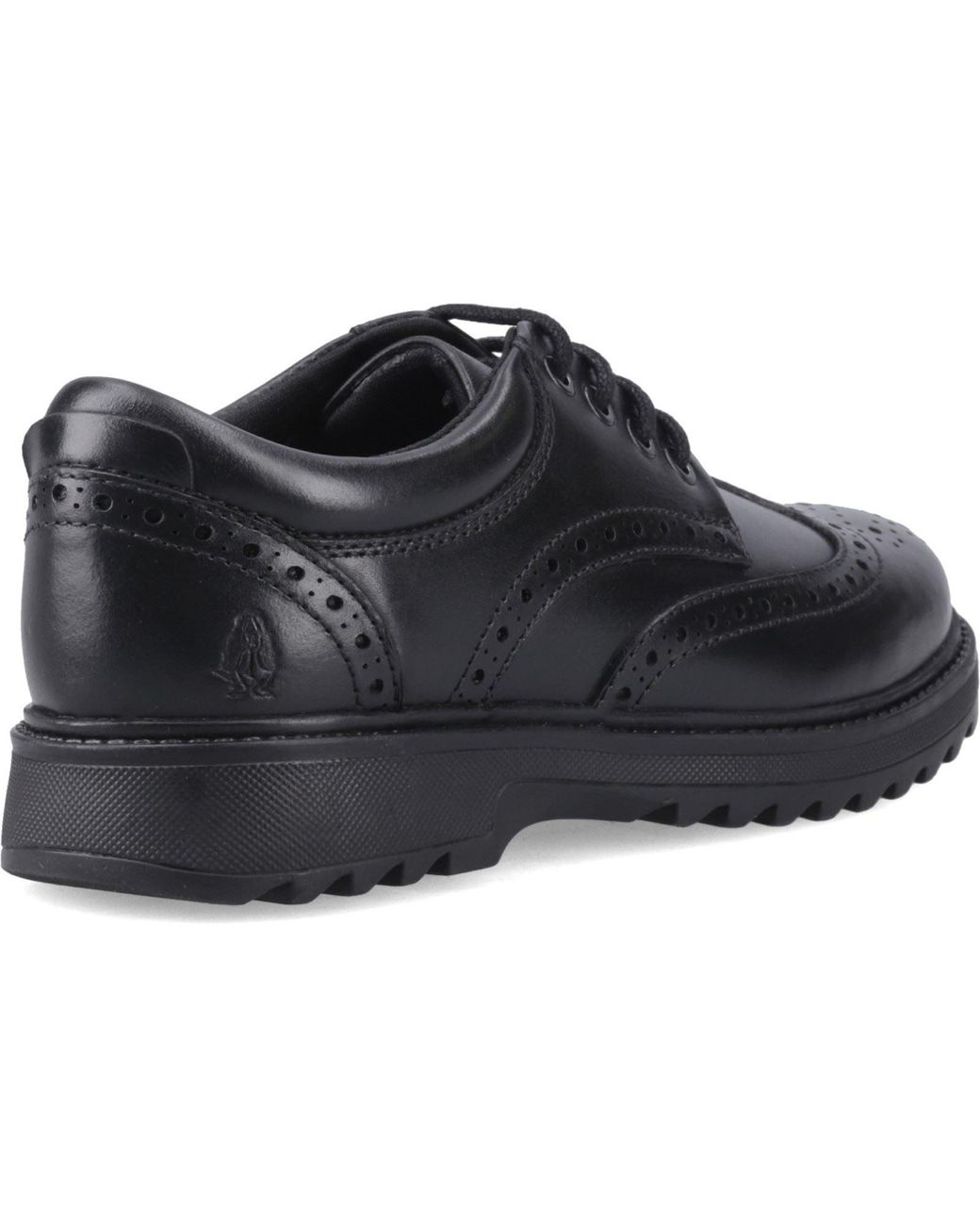 Hush Puppies Black Romeo Snr2 Leather Brogues for men