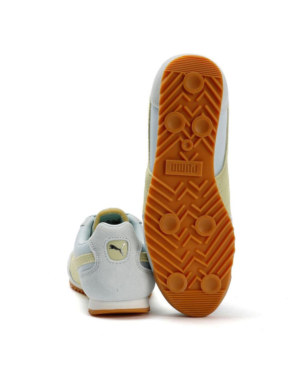 PUMA White Arizona Nylon Trainers