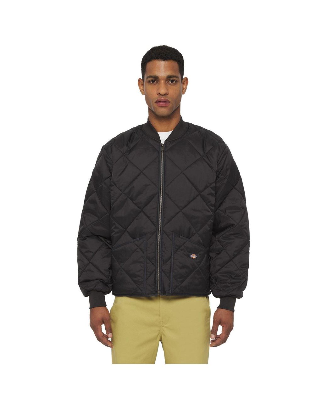 Dickies Black Diamond Quilted Jacket Nylon for men