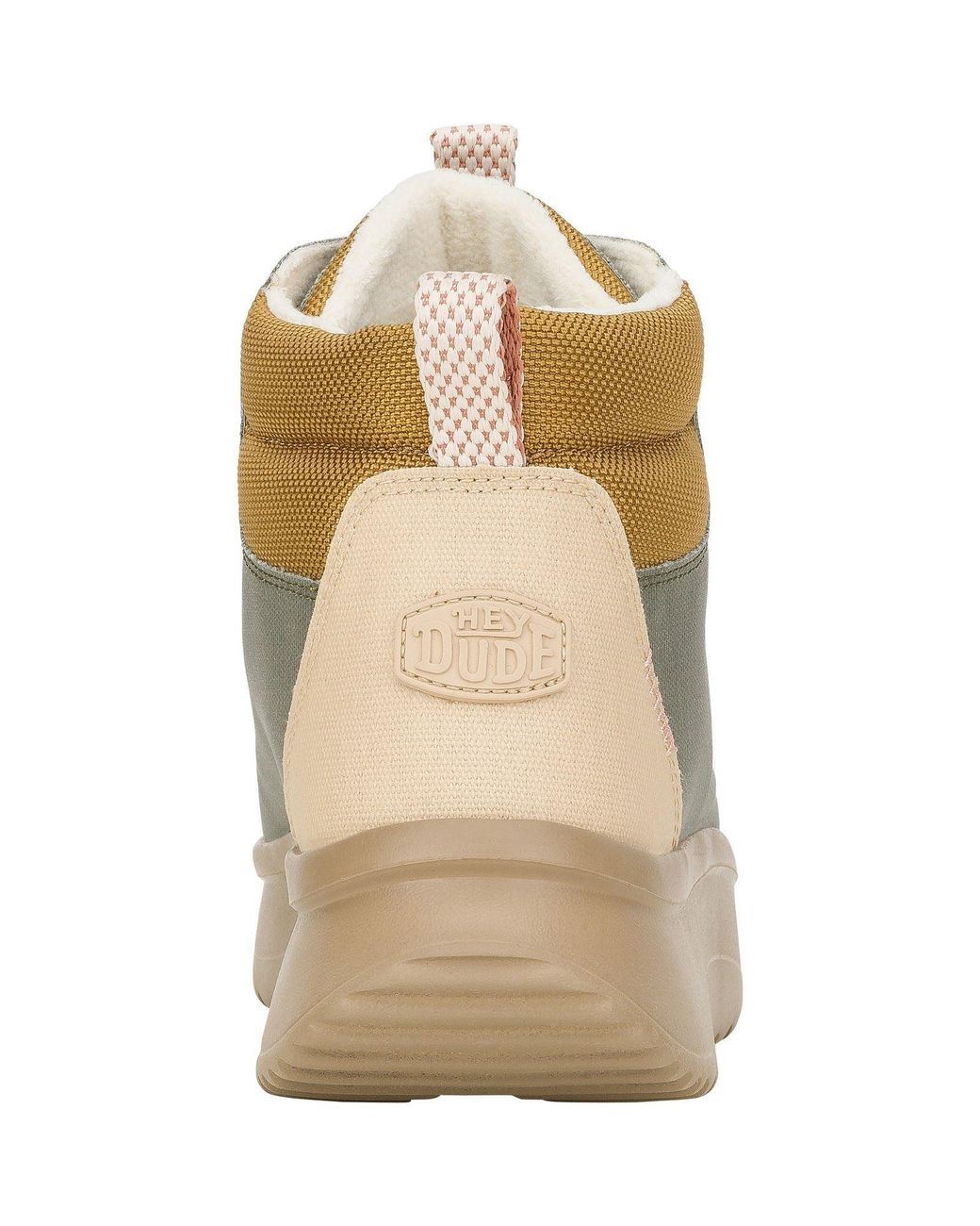 HeyDude Gray Wendy Peak Apres Pu Coated Canvas Boots