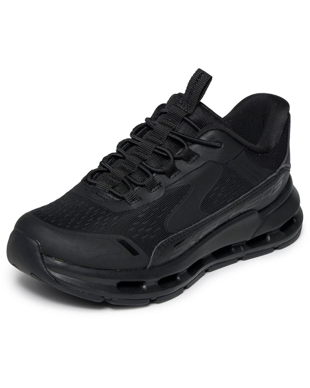 Skechers Black Glide Step Vista Lane Trainers