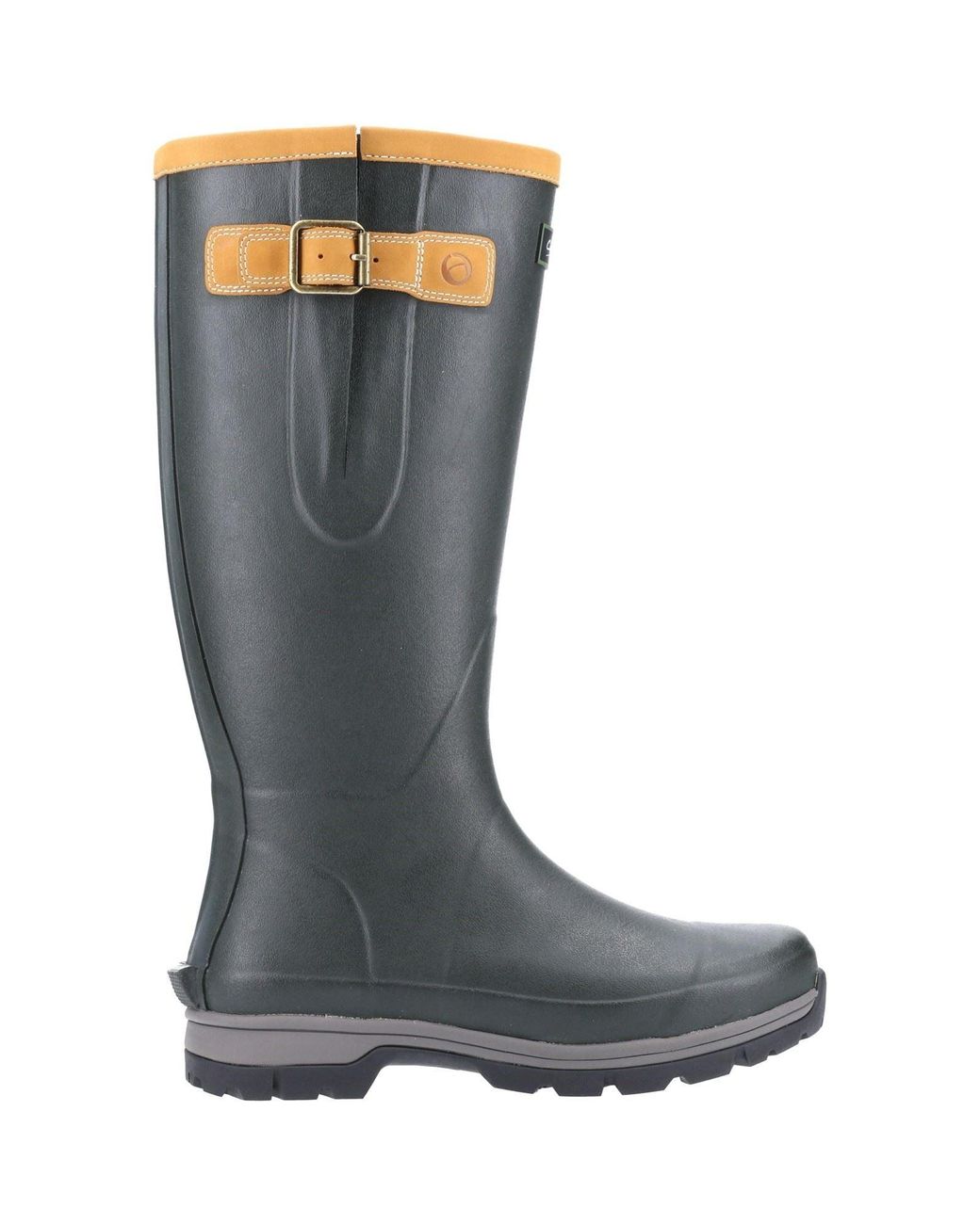 Cotswold Gray Stratus Rubber Wellington Boots
