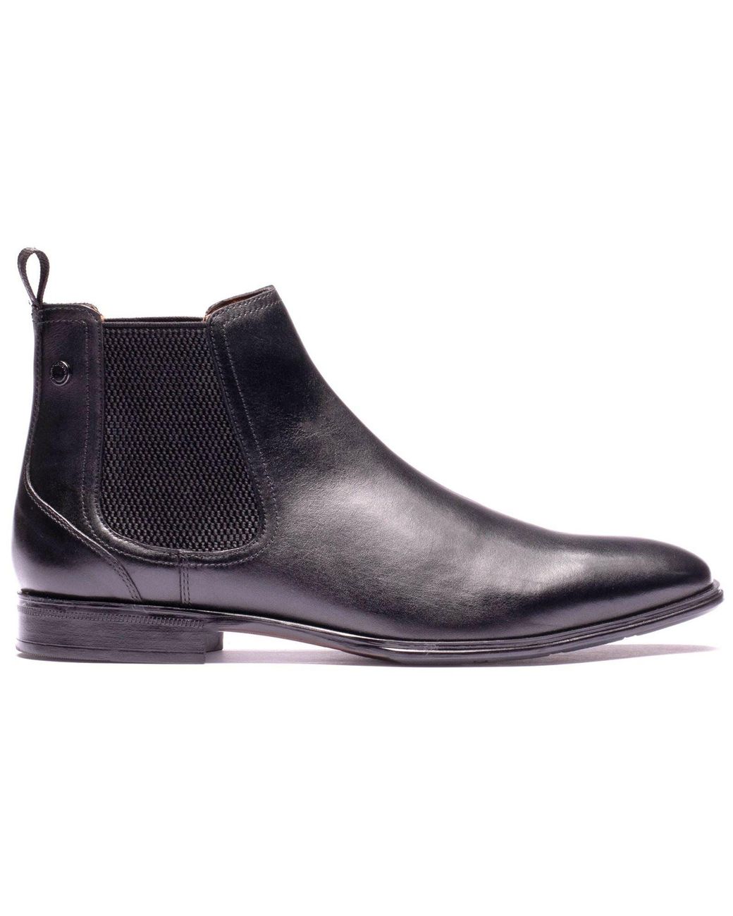 Base London Blue Ellison Leather Boots for men