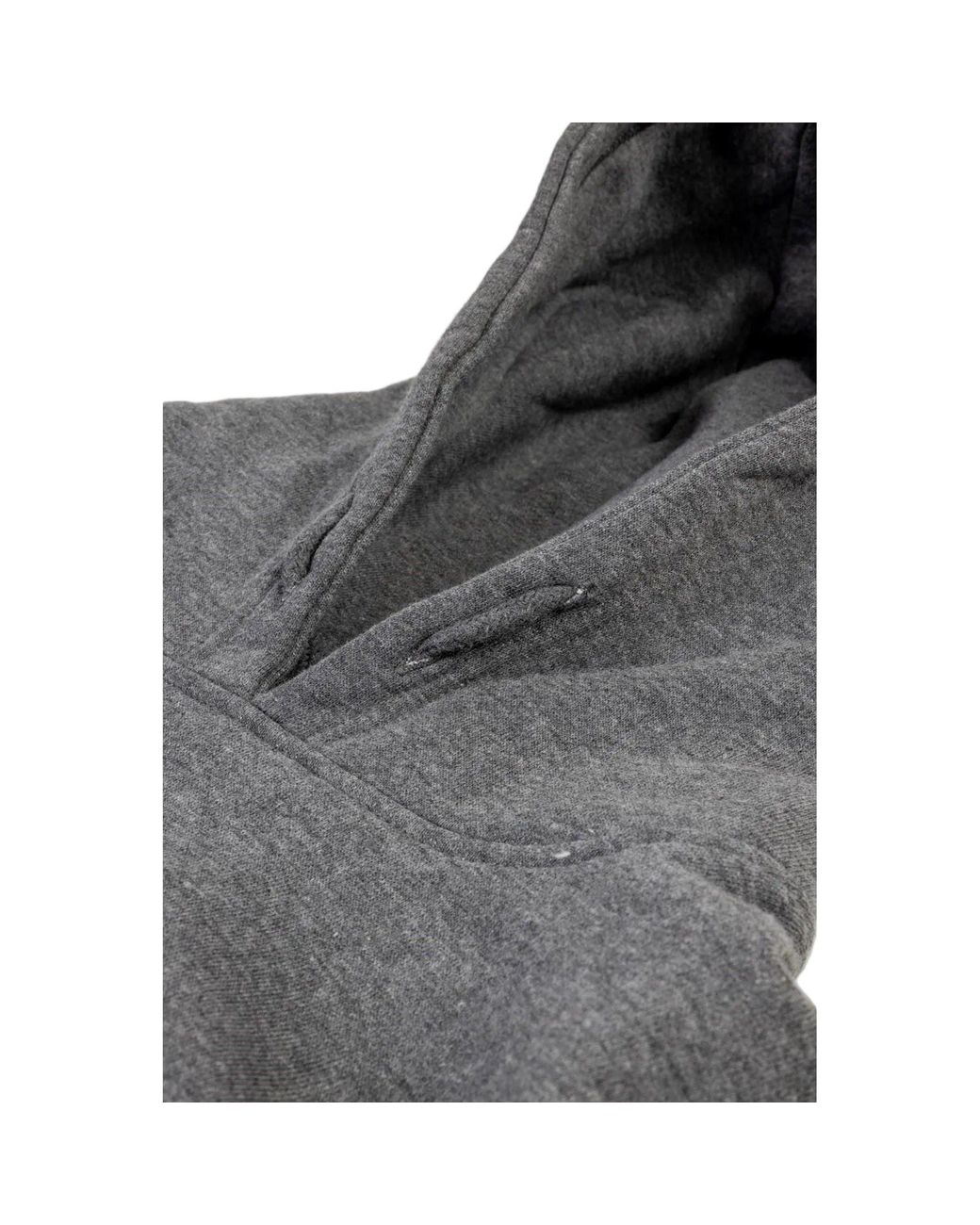 Caterpillar Gray Trademark Cotton Hoodie for men