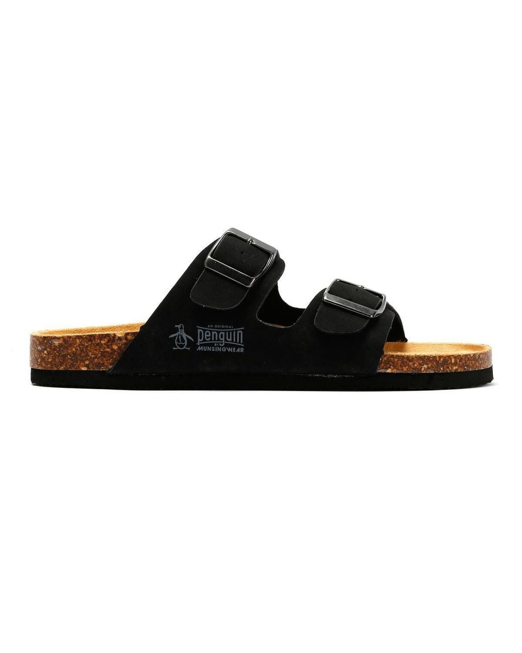 Original Penguin Black Port 2 Sandals